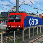 [TpF 1] Re 484 der SBB fährt durch Sommerthur Hauptbahnhof
