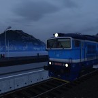 Letzter Interregio im Abendlicht