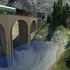 42 auf Viadukt-Überfahrt