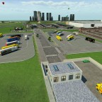 LKW Rasthof und Mc Donalds