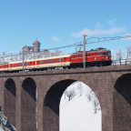 ÖBB 1046.020-2 mit Regionalzug am "Hochbrucken-Viadukt"