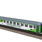 FS UIC-Z second class coach in Trenitalia's InterCity Green livery
