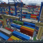 vom Containerschiff @HHLA-Burchardkai
