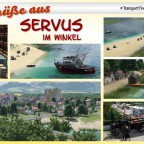 Postkarte Servus im Winkel