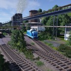 Rangierlok im alten Kraftwerk