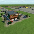 LKW Rasthof und Mc Donalds
