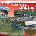 Postkarte Rennstrecke