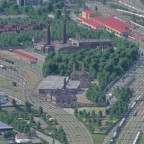 Industrie- und Eisenbahnanlagen im Freifelder Norden