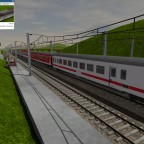 IC der DB mit auch mit Öbb Wagen und Schweizer Lok Teil 1