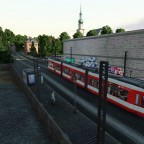 Starßenbanstation an der Feldschlösschenbrauerei