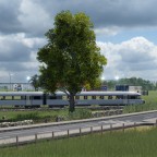 Ich gebs zu ich mag den Zug in der Szenerie