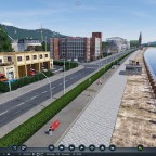 Die Promenade herunter richtung Dom und Leuchtturm