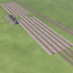 Güterumschlag Bahnhof im bau