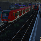 Die S-Bahn-Gleise