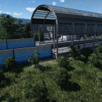 Suburban station in Ukraine