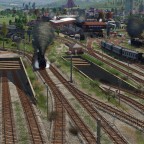 Whaley Bridge train depot year 1954