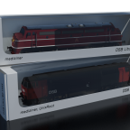 Frisch verpackte DSB-Loks