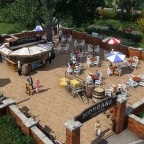 Western themed café in the city park. // Westliches Themencafé im Stadtpark