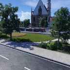 Thomas-Kirche und Umgebung