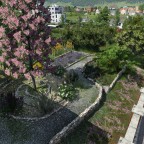 Sicht auf die Hauptstrasse hinab