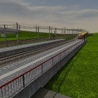 S-Bahnen in Remseck am Bahnhof Neue Mitte
