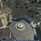 Innenhof mit den beiden Zugängen