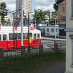 E1+c3-Garnituren lösen Zischer (B+b+b) auf der Linie 17 ab - 21.06.1971