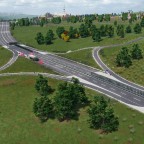 New motorway near Blackrod 1975