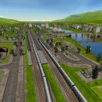 Schotten Bahnhof nach dem Umbau der umgebenden Infrastruktur