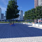 Vor dem Hauptbahnhof Lemburg