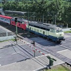 beschrankter Bahnübergang