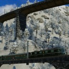 Unterwegs nach Locarno auf der mittleren Meienreussbrücke