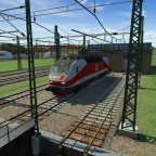 ÖBB1012 vor Schiebebühne