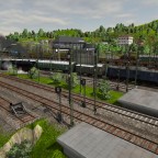 Bad Reichenhall: Einfahrt in den Personenbahnhof