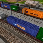 Container-Flachwagen von Wohlstandskind