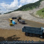 After many days of rain, a major rock slide occurred in Schlitters. Luckily, no one was harmed, and a local aggregate supplier agreed to clean up the mess for a 50% cut of material sold.