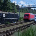 Zugbegegnungen MRCE Taurus, BR 101 und ICE T