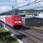 101 zieht IC am Industriegebiet vorbei