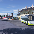 Wagen 992 von Wagenhäuser Erlebnisreisen am Bahnhof Hassfurt