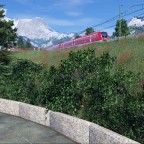 Eine Br 612 verlässt Colwitz