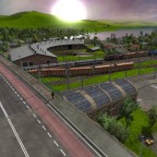 Fairford Betriebswerk von Nordwesten