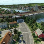 Bahnhofseinfahrt Friedrichstadt