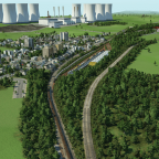 Town of Hirschiem and Rolteim Power Station (WIP)
