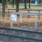 Details am Gleis: Aufstellanlage für die Feuerwehr