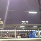 Hauptbahnhof Frankfurt am Main bei Dunkelheit