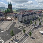 Historische Altstadt im fiktiven Auleben
