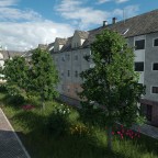 Ausblick in den Hinterhof