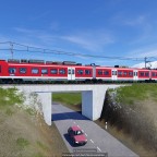 Erste fahrt auf dem neuen Streckenverlauf der S2 "Gerichtsmannsmühlen" (13.01.24)