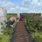 Depot der Rangierloks des Hafenbahnhofs
