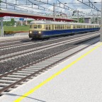 Die Schnellbahnstation "Wien Nord" ist fertig, abschließende Gleisarbeiten sind noch im Gange - 21.05.1973
